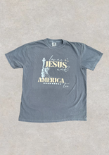 Load image into Gallery viewer, Loves Jesus and America Too Tee
