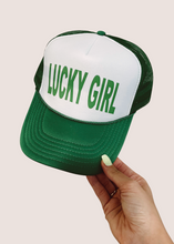 Load image into Gallery viewer, Lucky Girl Trucker Hat
