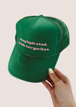 Load image into Gallery viewer, Drink Margaritas Trucker Hat- Green
