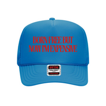 Load image into Gallery viewer, Born Free Trucker Hat- Col. Blue
