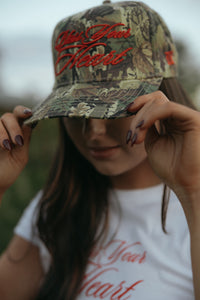 Bless Your Heart Trucker Hat- Camo