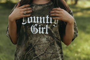 Country Girl Camo Tee