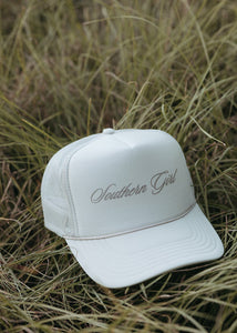 Southern Girl Trucker Hat- Tan