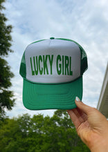 Load image into Gallery viewer, Lucky Girl Trucker Hat
