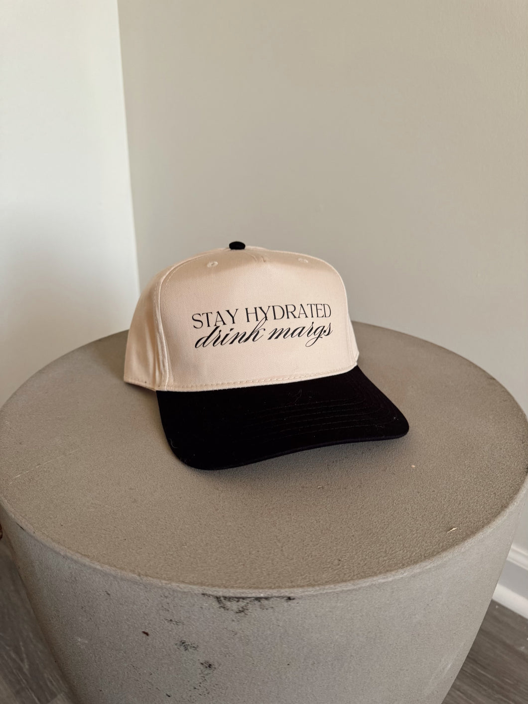 Drink Margs Trucker Hat- Black