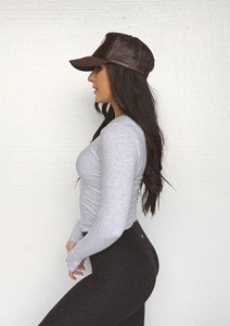 Love This For Me Trucker Hat- Brown