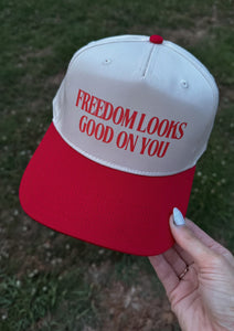 Freedom Looks Good Trucker Hat