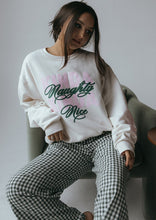 Load image into Gallery viewer, Kinda Naughty Kinda Nice Sweatshirt- Cream
