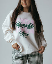 Load image into Gallery viewer, Kinda Naughty Kinda Nice Sweatshirt- Cream
