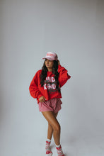 Load image into Gallery viewer, Kinda Naughty Kinda Nice Sweatshirt- Red
