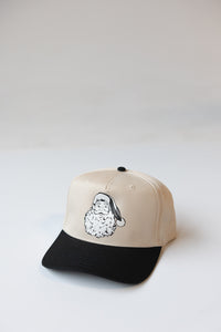 Santa Hat- Black and Natural