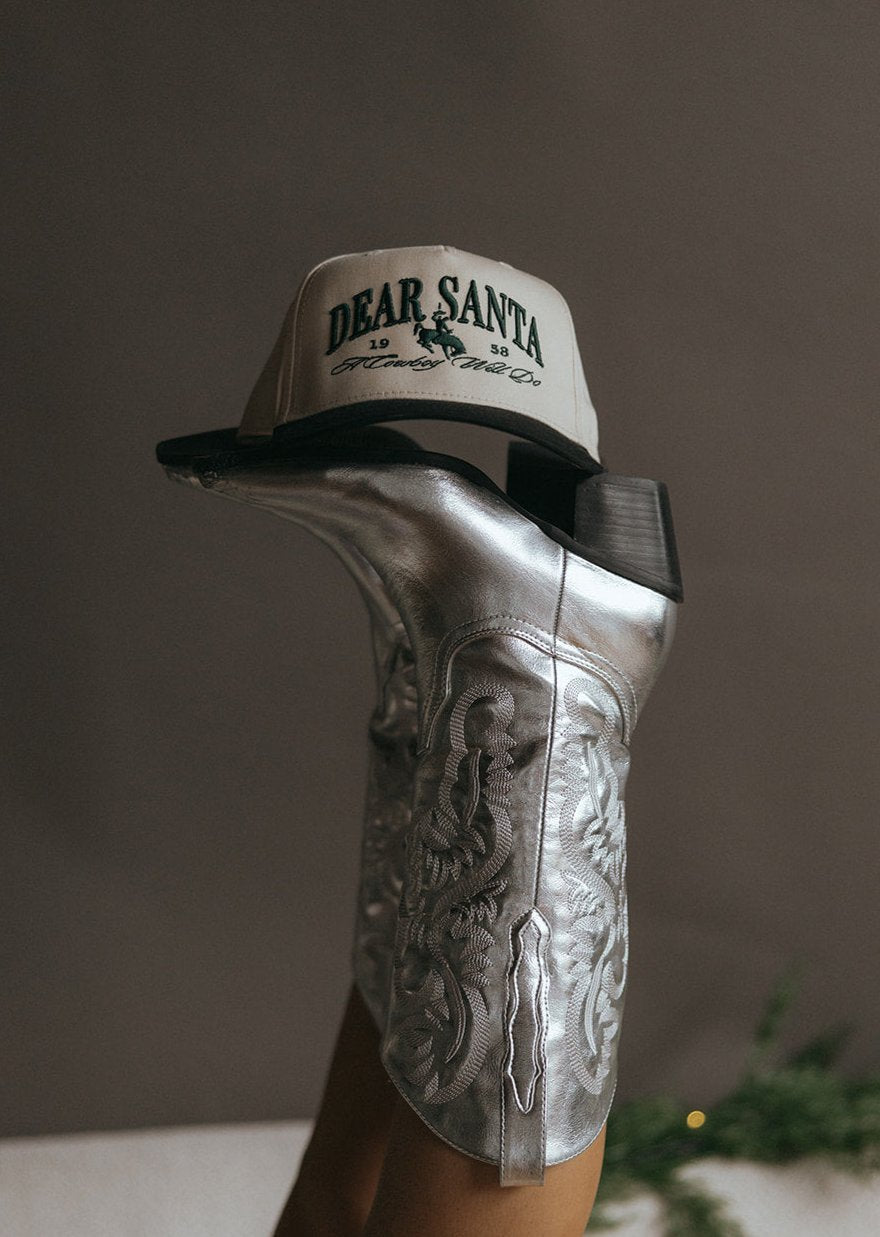 Dear Santa Trucker Hat- Black/Green