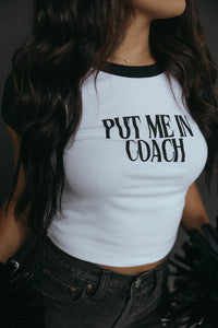 Put Me in Coach Baby Tee