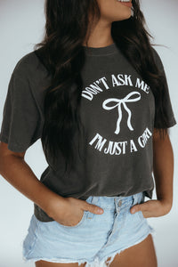 I'm Just A Girl Boxy Tee