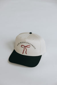 God Bless Football Hat- Maroon