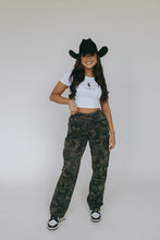 Load image into Gallery viewer, Cowgirl Up Crop Tee
