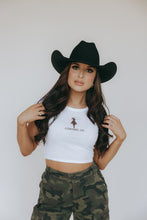 Load image into Gallery viewer, Cowgirl Up Crop Tee
