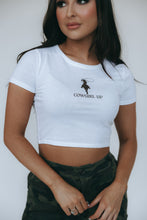 Load image into Gallery viewer, Cowgirl Up Crop Tee
