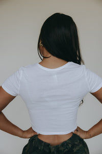 Cowgirl Up Crop Tee