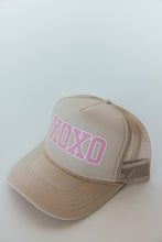 Load image into Gallery viewer, XOXO Trucker Hat- Tan
