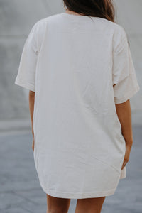 The Spencer Tee- Beige