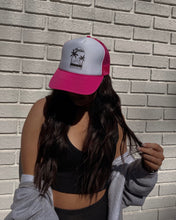 Load image into Gallery viewer, Beach Club Trucker Hat- Hot Pink
